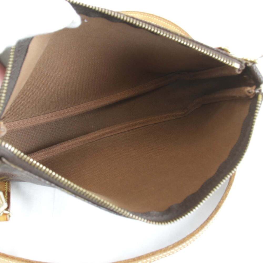 LOUIS VUITTON Brown Monogram Canvas Pochette Shoulder Bag - Picture 7 of 12